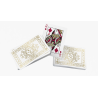 Black Roses White Gold Foil Playing Cards