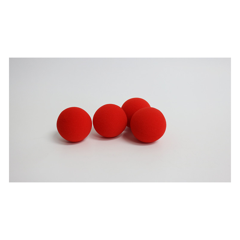 1.5 inch PRO Sponge Ball (Red) Bag of 4 from Magic by Gosh
