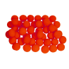 1 inch Regular Sponge Ball (Red) Bag of 50 from Magic by Gosh