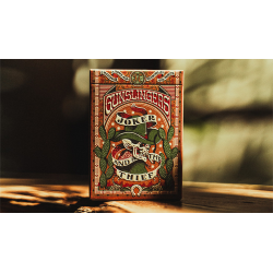 Gunslingers Poker (Red) Playing Cards