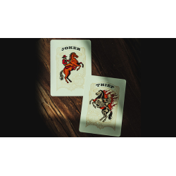 Gunslingers Poker (Red) Playing Cards