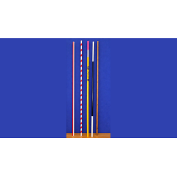 8 Foot Appearing Multi-Color Pole by Big Guy's Magic - Coloring Book Kicker Finale