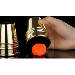 Tommy Wonder Cups and Balls Set 2.0 (Brass) by Raphael and Bluether Magic