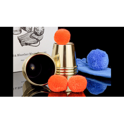 Tommy Wonder Cups and Balls Set 2.0 (Brass) by Raphael and Bluether Magic