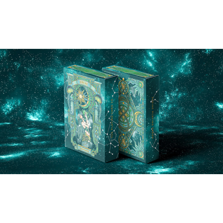 Zodiac (Aquarius) Luminous Edition Playing Cards by TCC