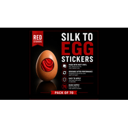 Silk to Egg Stickers (RED) Pack of 70