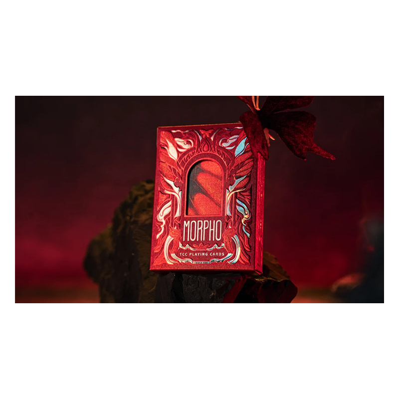 Morpho V2 (Carmine) Playing Cards by TCC Fashion