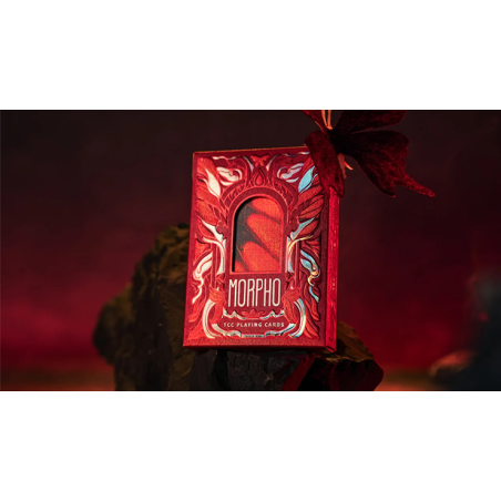 Morpho V2 (Carmine) Playing Cards by TCC Fashion