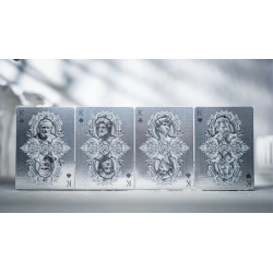 Alabaster David Luxury Playing Cards by TCC Fashion