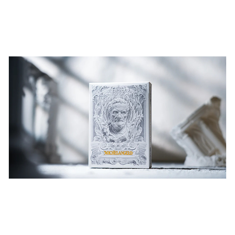 Alabaster Michelangelo Luxury Playing Cards by TCC Fashion