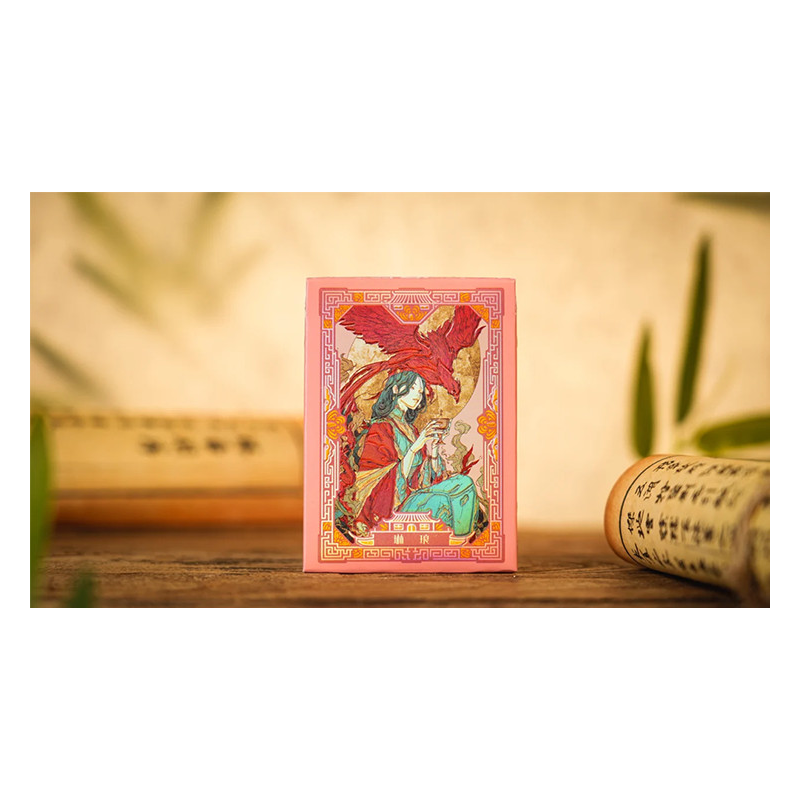 Ancient Relics Gem Playing Card by 52 Muse (Pink)