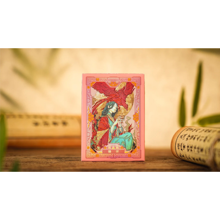 Ancient Relics Gem Playing Card by 52 Muse (Pink)