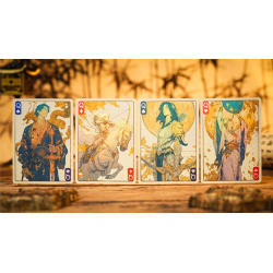 Ancient Relics Gem Playing Card by 52 Muse (Pink)
