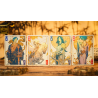Ancient Relics Gem Playing Card by 52 Muse (Pink)