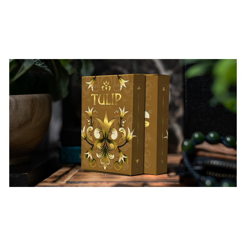 Grand Tulip Gold Playing Cards