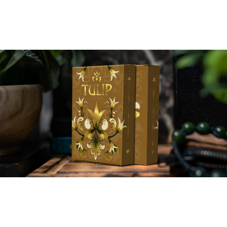 Grand Tulip Gold Playing Cards