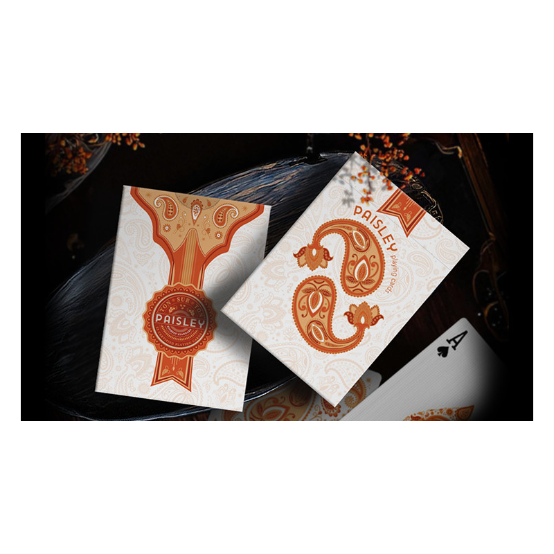 Paisley Ton sur Ton Poudre Orange workers Deck