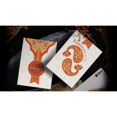 Paisley Ton sur Ton Poudre Orange workers Deck