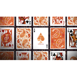 Paisley Ton sur Ton Poudre Orange workers Deck