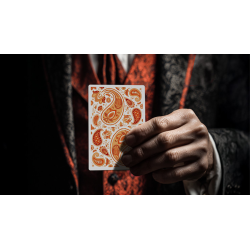 Paisley Ton sur Ton Poudre Orange workers Deck