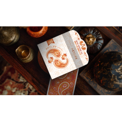 Paisley Ton sur Ton Poudre Orange Foil Designer's Choice