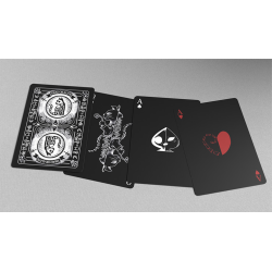 Schrodinger's Cat: Quantum Gilded Dead Black Playing Cards
