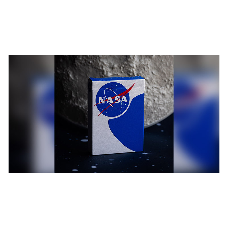 NASA HOLOGRAPHIC FOIL "MEATBALL" LOGO PLAYING CARDS