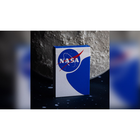 NASA HOLOGRAPHIC FOIL "MEATBALL" LOGO PLAYING CARDS