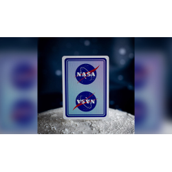 NASA HOLOGRAPHIC FOIL "MEATBALL" LOGO PLAYING CARDS
