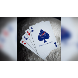 NASA HOLOGRAPHIC FOIL "MEATBALL" LOGO PLAYING CARDS