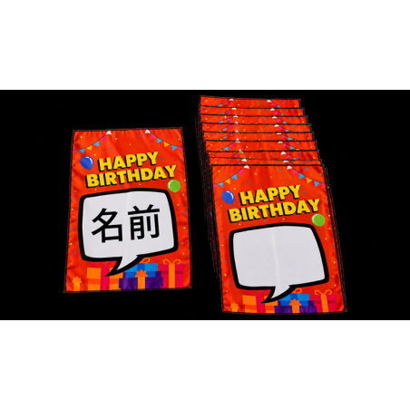 Birthday Silk Surprise by PlayTime Magic DEFMA (Orange)