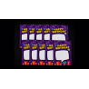 Birthday Silk Surprise REFILL (10 Silks) by PlayTime Magic DEFMA (Purple)