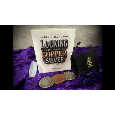David Regal's Locking DOLLAR-SIZED Copper Silver