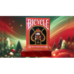 Bicycle Nutcracker (Red Gilded) Playing Cards