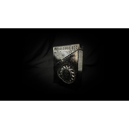 Black Metallic Foil Mortalis Machina Edition Playing Cards