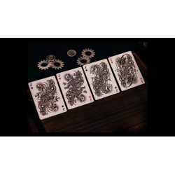 Black Metallic Foil Mortalis Machina Edition Playing Cards