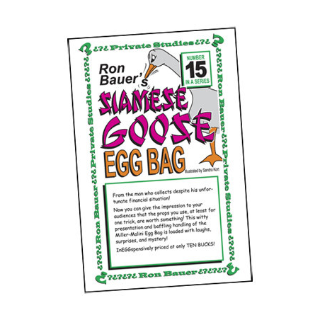 Ron Bauer Series: No.15 - Siamese Goose Eggbag
