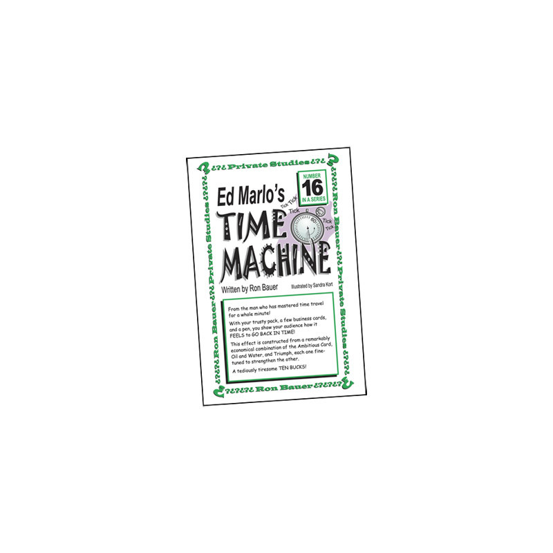 Ron Bauer Series: No.16 - Ed Marlo's Time Machine
