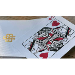 Gold Foil Monogram Playing Cards