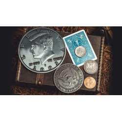 Bacon Jumbo Coin (Oversized Half Dollar) by Bacon Magic