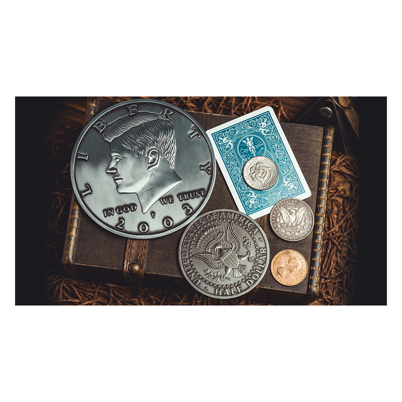 Bacon Jumbo Coin (Oversized Half Dollar) by Bacon Magic