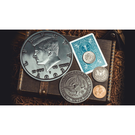 Bacon Jumbo Coin (Oversized Half Dollar) by Bacon Magic
