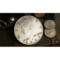 Bacon Jumbo Coin (Oversized Half Dollar) by Bacon Magic