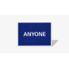 Cap Logo (Navy) ANYONE Playing Cards