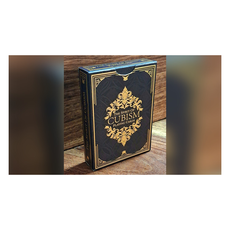 The Spirit of Cubism (Dark Black) Playing Cards