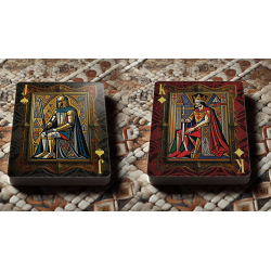 The Spirit of Cubism (Dark Black) Playing Cards