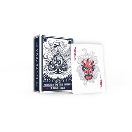 Warriors Of Three Kingdoms (Blue) Playing Cards by YOKAGAME