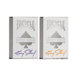 Bicycle Kenny Scharf Purple/Orange Box Set by US Playing Cards