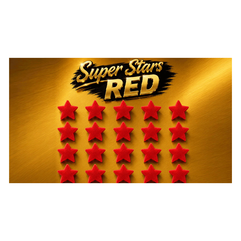 Super Stars Red (Bag of 20) Sponge