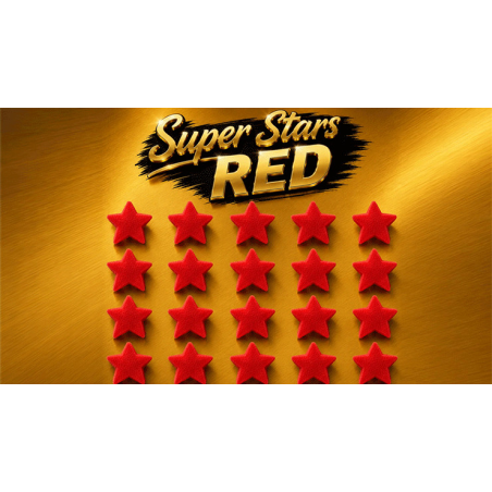 Super Stars Red (Bag of 20) Sponge